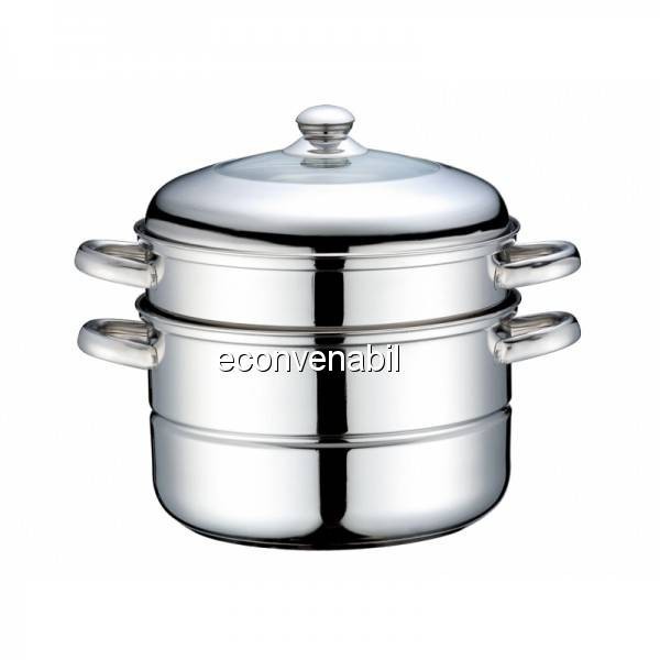Set Oale Inox pentru Gatit la Abur 4 piese Peterhof PH1511826 foto mare Set Oale Inox pentru Gatit la Abur 4 piese Peterhof PH1511826 foto mare