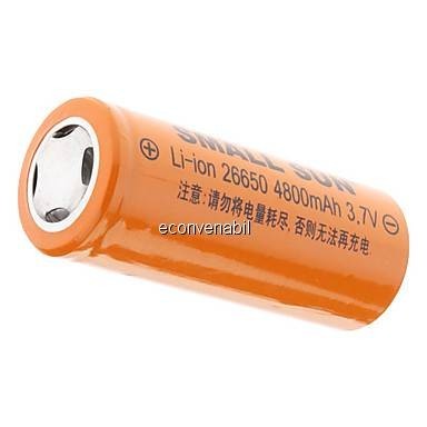 Acumulator 26650 4800mAh 3.7V foto mare Acumulator 26650 4800mAh 3.7V foto mare