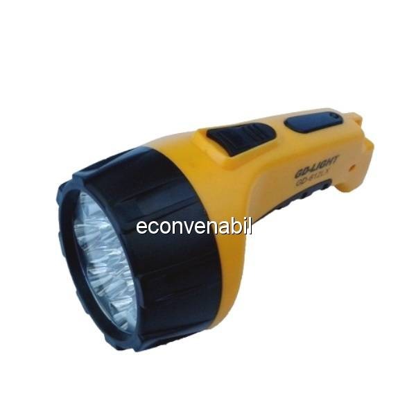 Lanterna reincarcabila cu 15 LEDuri GdLite GD612LX foto mare Lanterna reincarcabila cu 15 LEDuri GdLite GD612LX foto mare