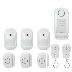 Resigilat : Sistem de alarma wireless PNI Safe House PG420 cu 6 senzori foto