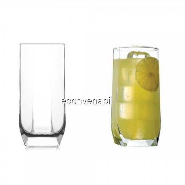 Set 48 Pahare Sticla fara picior apa 330ml SucTuana 25 foto mare Set 48 Pahare Sticla fara picior apa 330ml SucTuana 25 foto mare