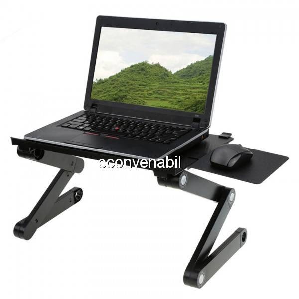 Masuta Pliabila Reglabila Cooler Laptop T6 foto mare Masuta Pliabila Reglabila Cooler Laptop T6 foto mare
