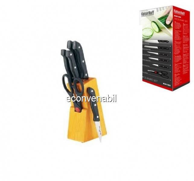 Set cutite 7 piese KH180 foto mare Set cutite 7 piese KH180 foto mare