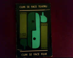 Karel Capek Cum se face teatru. Cum se face film, cu 58 desene de Iosef Capek foto