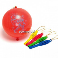 Set 10 Baloane Colorate cu Snur Punch Balloons foto