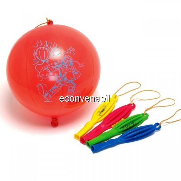 Set 10 Baloane Colorate cu Snur Punch Balloons foto mare Set 10 Baloane Colorate cu Snur Punch Balloons foto mare