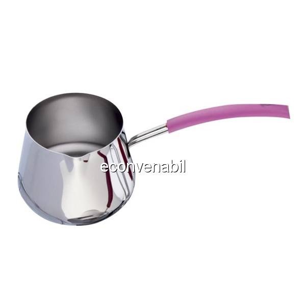Ibric din inox bombat nr8 Ertone MN08B 700ml foto mare Ibric din inox bombat nr8 Ertone MN08B 700ml foto mare