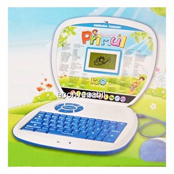 Laptop Bilingv Copii Romana Engleza Primul meu Calculator 120 Functii foto mare Laptop Bilingv Copii Romana Engleza Primul meu Calculator 120 Functii foto mare