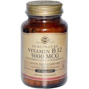 SUPLIMENT ALIMENTAR - Vitamin B12 Sublingual, 5000 mcg, Solgar, 60 Nuggets foto mare SUPLIMENT ALIMENTAR - Vitamin B12 Sublingual, 5000 mcg, Solgar, 60 Nuggets foto mare