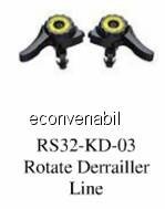 Set 2 manete schimbatoare cu cabluri pentru bicicleta foto mare Set 2 manete schimbatoare cu cabluri pentru bicicleta foto mare
