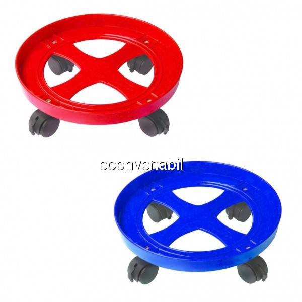 Suport Rotund cu Roti 30cm Maxim 60Kg foto mare Suport Rotund cu Roti 30cm Maxim 60Kg foto mare