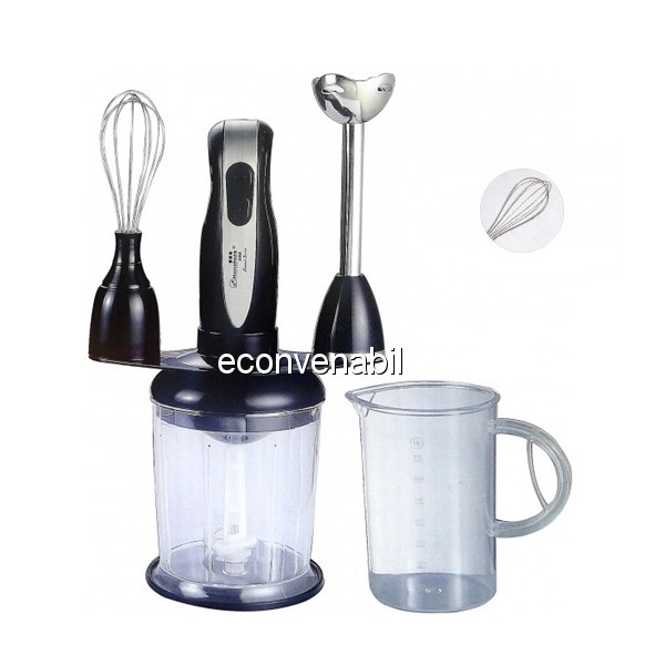 Blender electric de mana 2 viteze 4in1 Hausberg HB7666 350W foto mare Blender electric de mana 2 viteze 4in1 Hausberg HB7666 350W foto mare