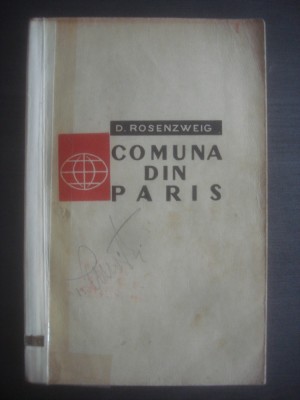 D. ROSENZWEIG - COMUNA DIN PARIS foto