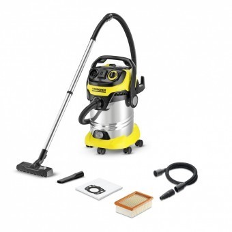 Aspirator Karcher WD 6 P Premium, Aspirare umeda/uscata, 30 l, Furtun 2.2 m, 1300 W, Sac filtru din pasla, Functie de suflare foto mare Aspirator Karcher WD 6 P Premium, Aspirare umeda/uscata, 30 l, Furtun 2.2 m, 1300 W, Sac filtru din pasla, Functie de suflare foto mare