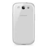 Husa BELKIN Samsung Galaxy S3 i9300 i9305 i9301 Neo + folie + stylus, Transparent, Gel TPU