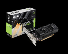 Placa video MSI NVIDIA GeForce GTX 1050 Ti 4GT LP, PCI Express x16 3.0, 4GB GDDR5, 128-bit, 1392 MHz/1290 MHz, Memory Clock: 7008 MHz, bulk foto