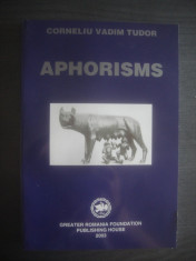 C. VADIM TUDOR - APHORISMS {engleza} foto