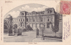 BUCURESTI PALATUL REGAL CLASICA TCV CIRCULATA 1902 foto