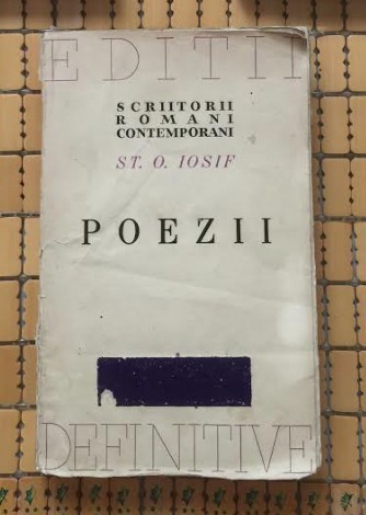 St. O. Iosif POEZII ex. numerotat 826 / tiraj 4100 ex