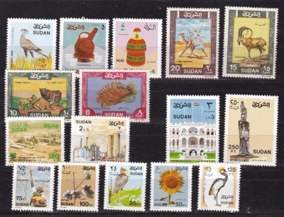 Sudan 1991 fauna flora vederi MI 440-445 MNH foto