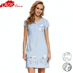 Camasa Noapte Gravide/Alaptat, Model Sweet Baby, Brand DN Nightwear, Cod 1067 foto