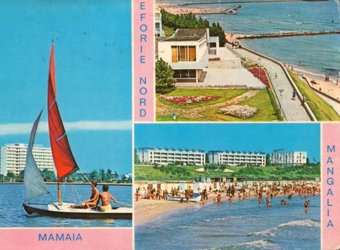 CPI (B8866) CARTE POSTALA - LITORALUL: MAMAIA, EFORIE SUD, MANGALIA