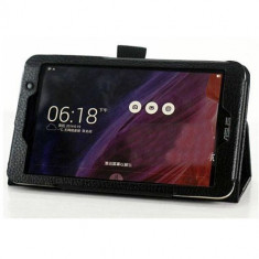 Husa Premium protectie pentru tableta Asus MeMO Pad ME176C, black, pen stylus inclus foto