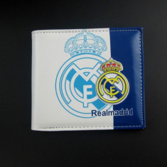 Portofel Real Madrid alb foto