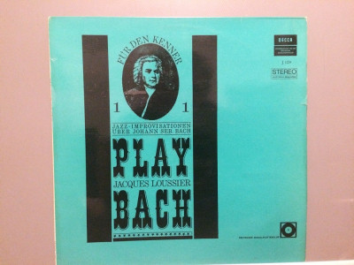J.LOUSSIER play BACH - Jazz Improvisation (1971/DECCA REC/RFG) - VINIL/Analog/NM foto