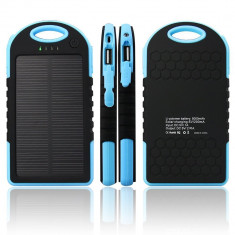 Power Bank Solar 5000 mAh Baterie Externa Solara foto