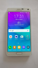 Telefon Mobil Samsung Galaxy Note 4 N9100 Dual SIM 4G White, cu garantie foto