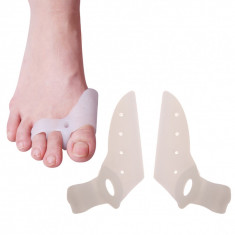 2 Orteze Degete Picior Separator Hallux Valgus Orteza Protectie Mont orteza foto