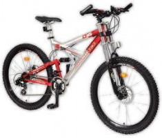 Bicicleta Mountain Bike disc full suspension DHS 2848 21V Mountec foto