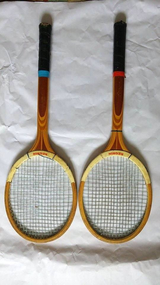 conservative Sicily Herbs Lot 2 rachete / palete tenis de camp, Reghin, anii 80, vechi, vintage,  colectie | arhiva Okazii.ro
