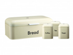 Set Prima - cutie paine si 3 cutii de depozitare PH-1266C foto