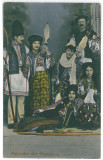 3952 - ETHNIC, music violin, Port Popular - old postcard - unused, Necirculata, Printata