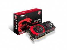 Placa video MSI AMD R9 390 GAMING 8G, R9 390, PCI-E, 8192MB GDDR5, 512 bit, Base / Boost clock# 1050 / 1100 MHz, 6000 MHz, 2xDVI, HDMI, DP, bulk foto