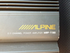 Amplificator auto(statie)-ALPINE,cu crossover incorporat foto