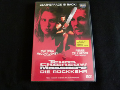 Texac Chainsaw Massacre - Die ruckker - dvd foto