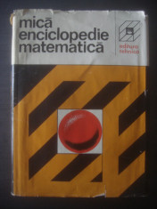 MICA ENCICLOPEDIE MATEMATICA {1980} foto