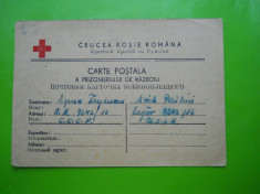 HOPCT P 1 - CRUCEA ROSIE ROMANA / PRIZONIERI DE RAZBOI WW II-RUSIA ROMANIA foto