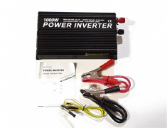 Invertor auto 1000W REALI tip Raggie, 12V-220v doua ventilatoare foto