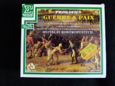 Guerre and paix - Prokofiev - box cd foto