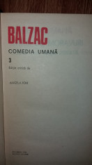 BALZAC - COMEDIA UMANA III foto