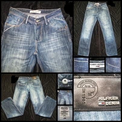 BLUGI PRESPALATI BARBATI W 32 L 34 TOMMY HILFIGER DENIM made in USA 100 %  BUMBAC, Lungi | Okazii.ro