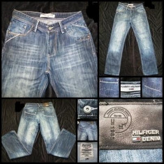 BLUGI PRESPALATI BARBATI W 32 L 34 TOMMY HILFIGER DENIM made in USA 100 % BUMBAC