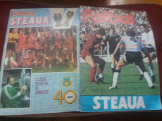 REVISTA FOTBAL STEAUA SI FOTBAL STEAUA 40 ANI 2 REVISTE foto