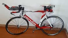 Cursiera carbon CERVELO P2 Triatlon (vand/schimb) foto