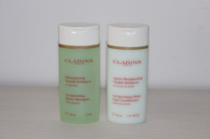 Set pentru ingrijirea parului Clarins - Sampon 60 ml + Balsam 60 ml foto
