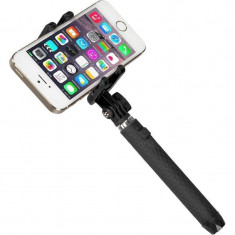 Selfie Stick Kitvision KVPKBTSSBK negru extensibil de buzunar cu control actionare shutter pe bluetooth foto